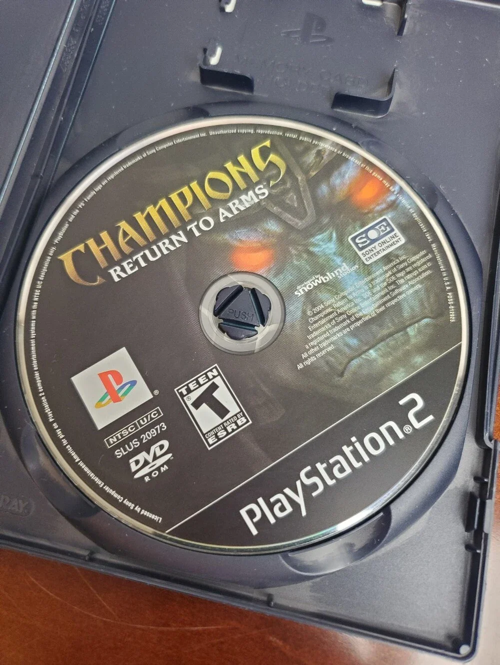 Champions: Return to Arms (Sony PlayStation 2, 2005)- No Manual